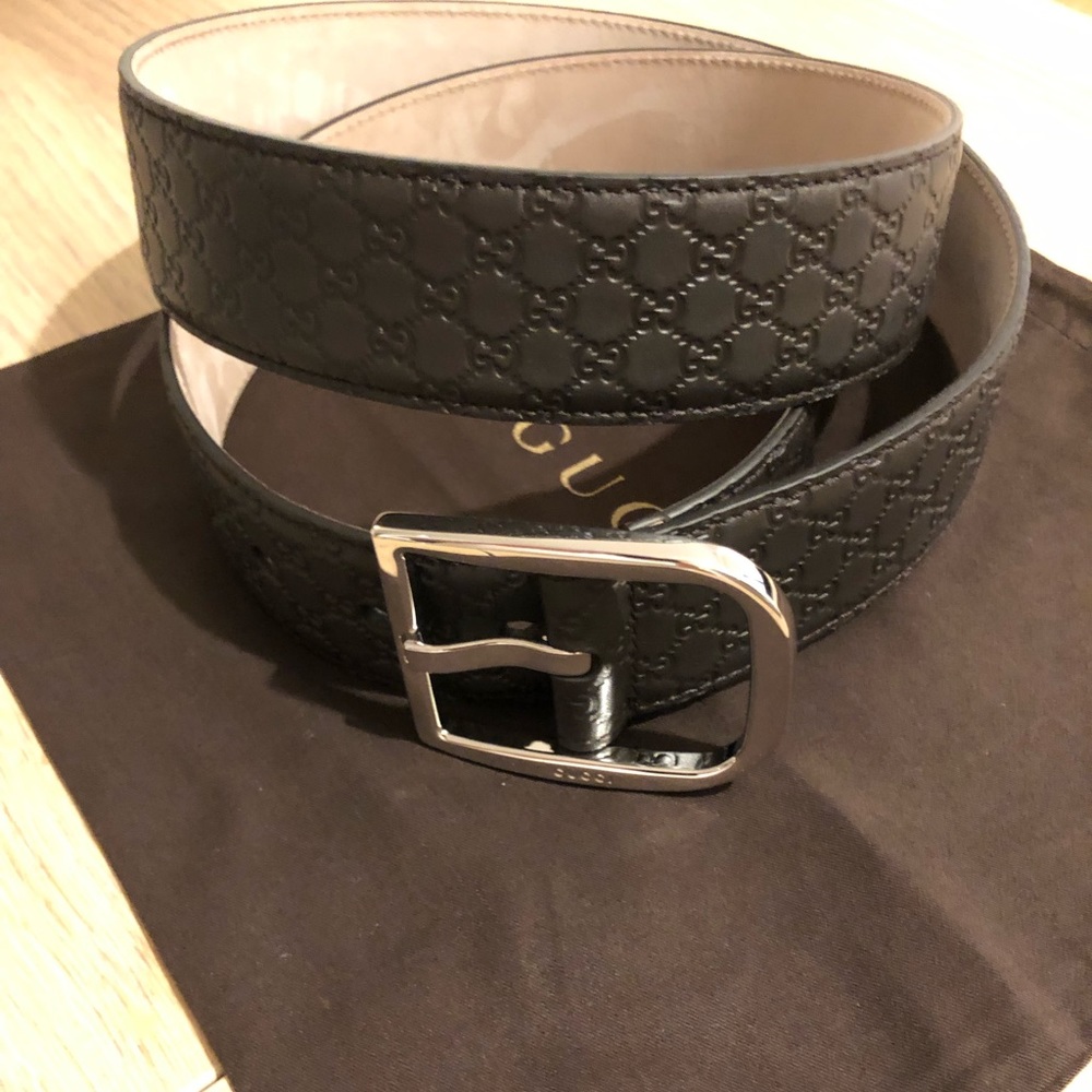 Brand New Authentic Gucci Monogram Brown Belt